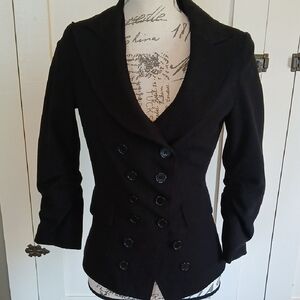 Vintage Venus Millitary Pea Coat Blazer Jacket